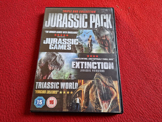 JURASSIC GAMES / EXTINCTION / TRIASSIC WORLD BOX DVD