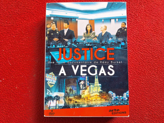 JUSTICE A VEGAS [ REMY BURKEL ] [ ENGELSKT TAL FRANSK TEXT / MENY ] BOX DVD