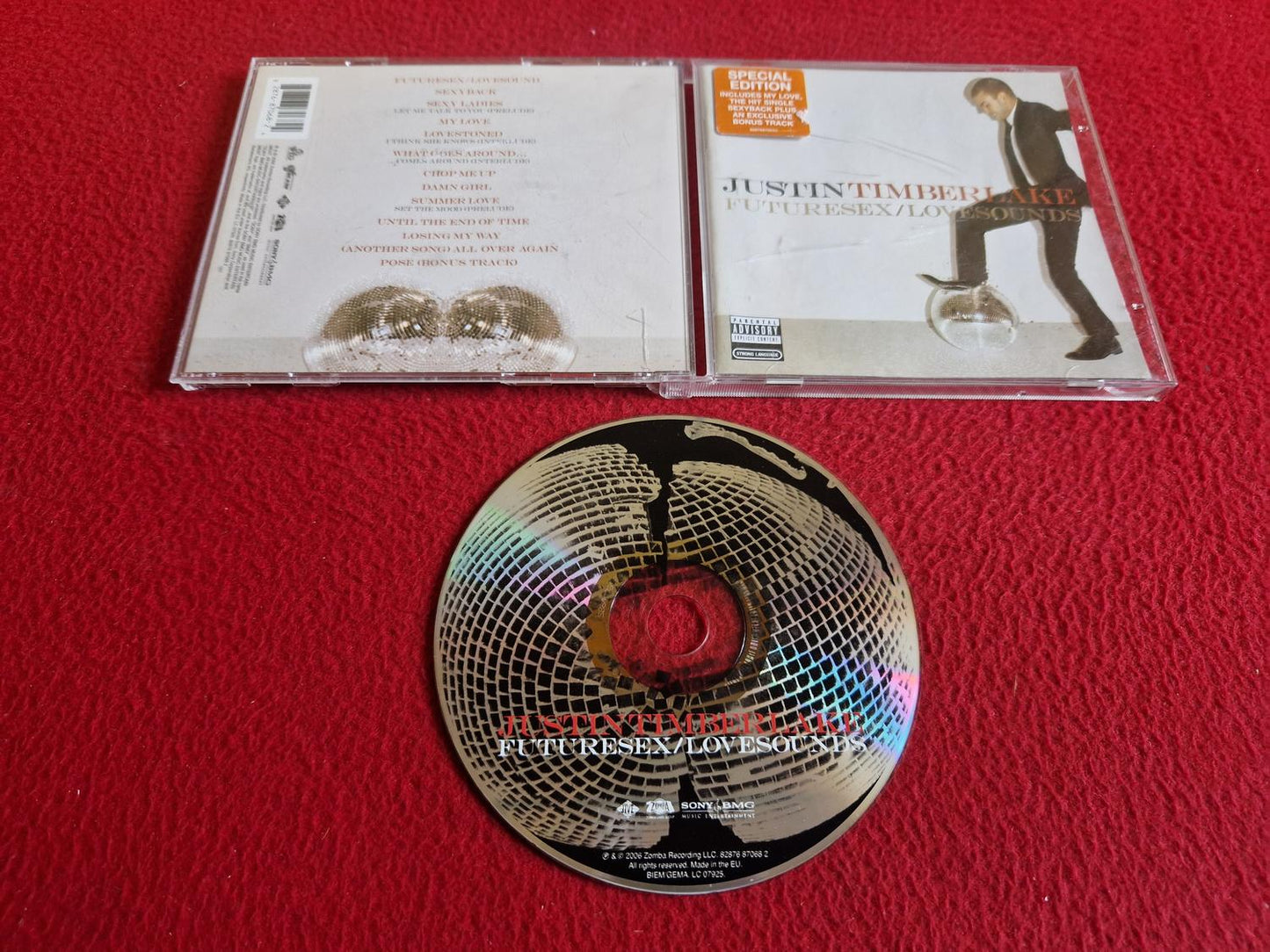 JUSTIN TIMBERLAKE FUTURESEX LOVESOUNDS SPECIAL EDITION CD