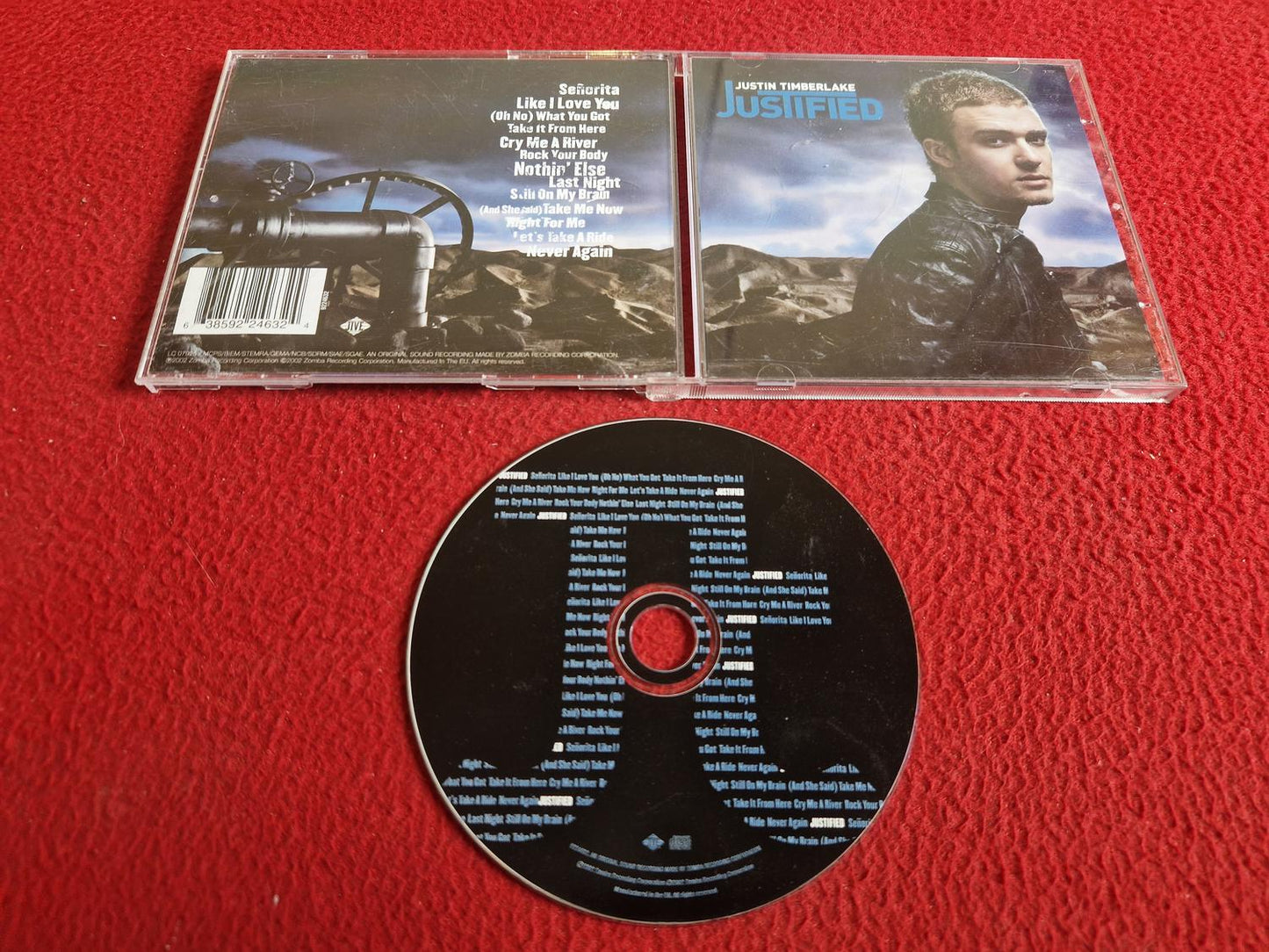 JUSTIN TIMBERLAKE JUSTIFIED CD