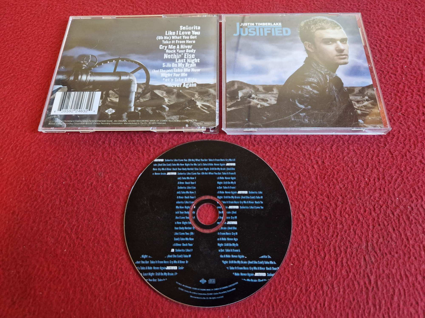 JUSTIN TIMBERLAKE JUSTIFIED CD