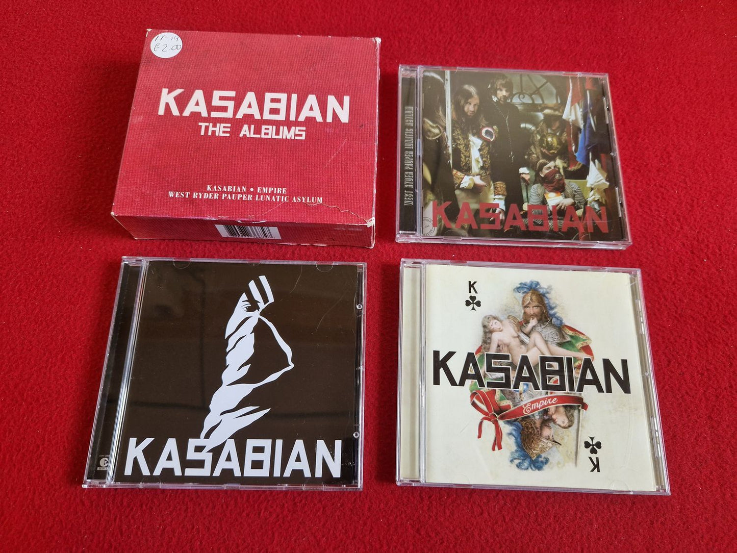 KASABIAN THE ALBUMS CD BOX
