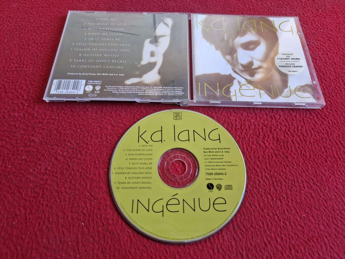 K.D. LANG INGENUE CD