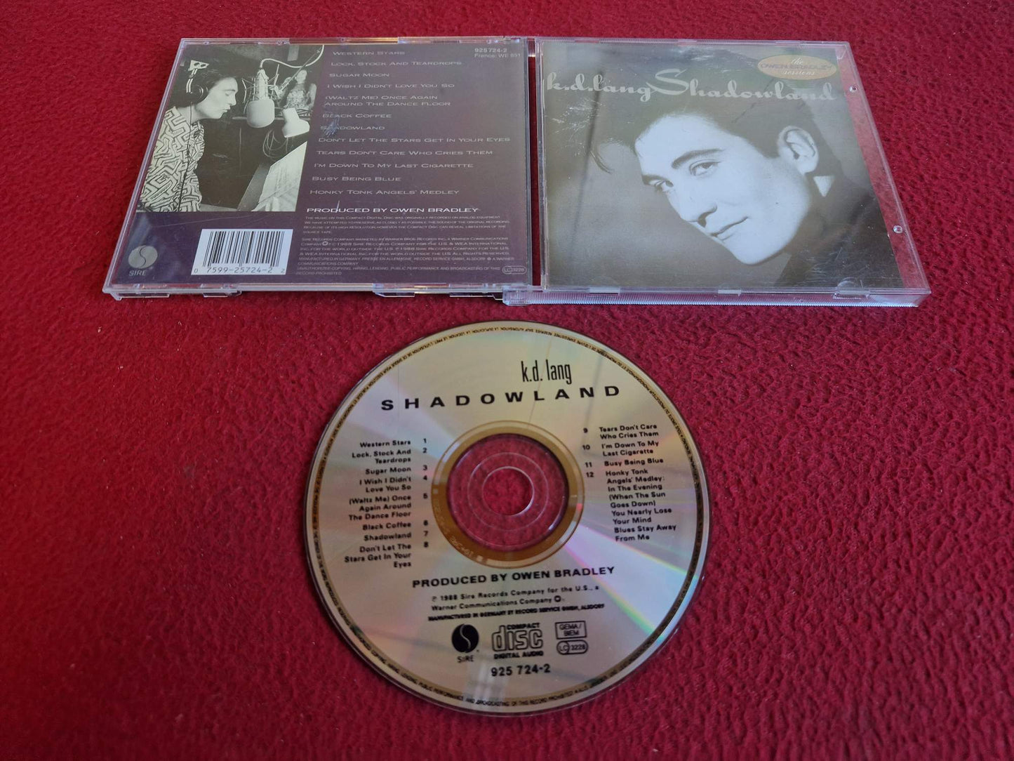 K.D. LANG SHADOWLAND CD