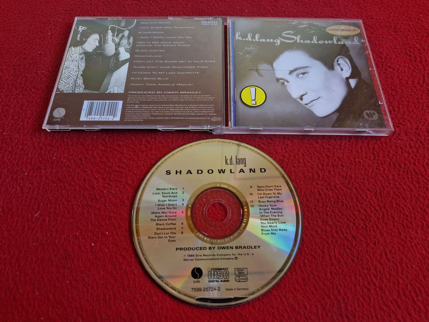 K.D. LANG SHADOWLAND CD
