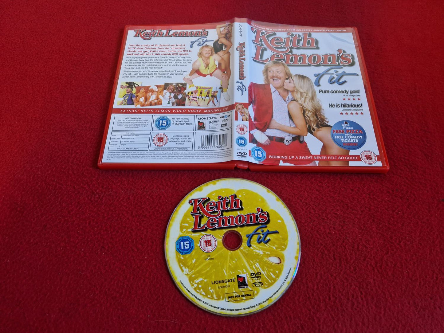 KEITH LEMON'S FIT DVD