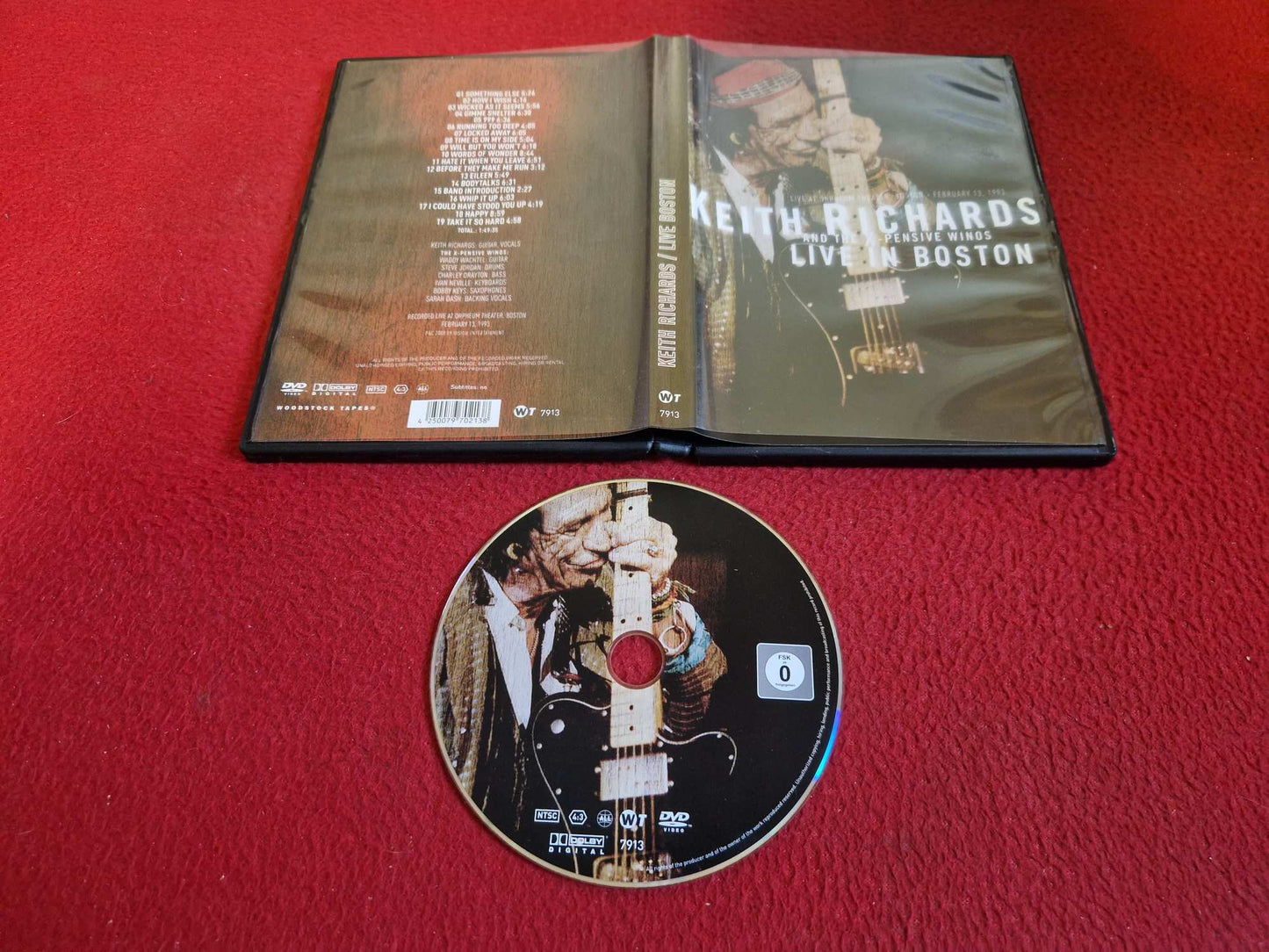 KEITH RICHARDS LIVE BOSTON [ ALL / NTSC ] DVD