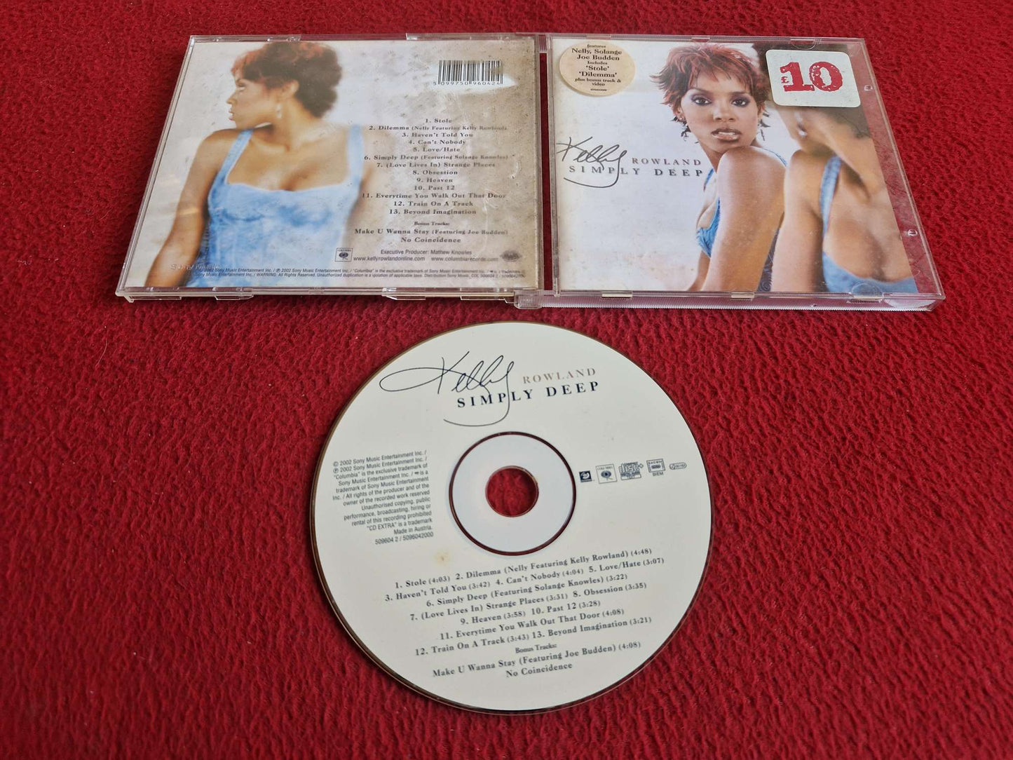 KELLY ROWLAND SIMPLY DEEP CD