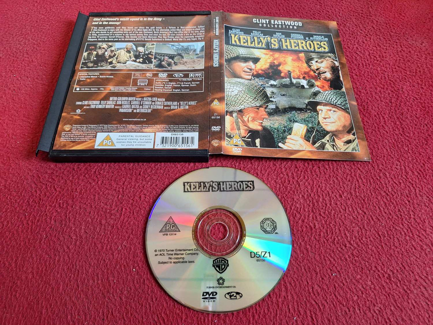 KELLY'S HEROES [ SNAPCASE ] DVD