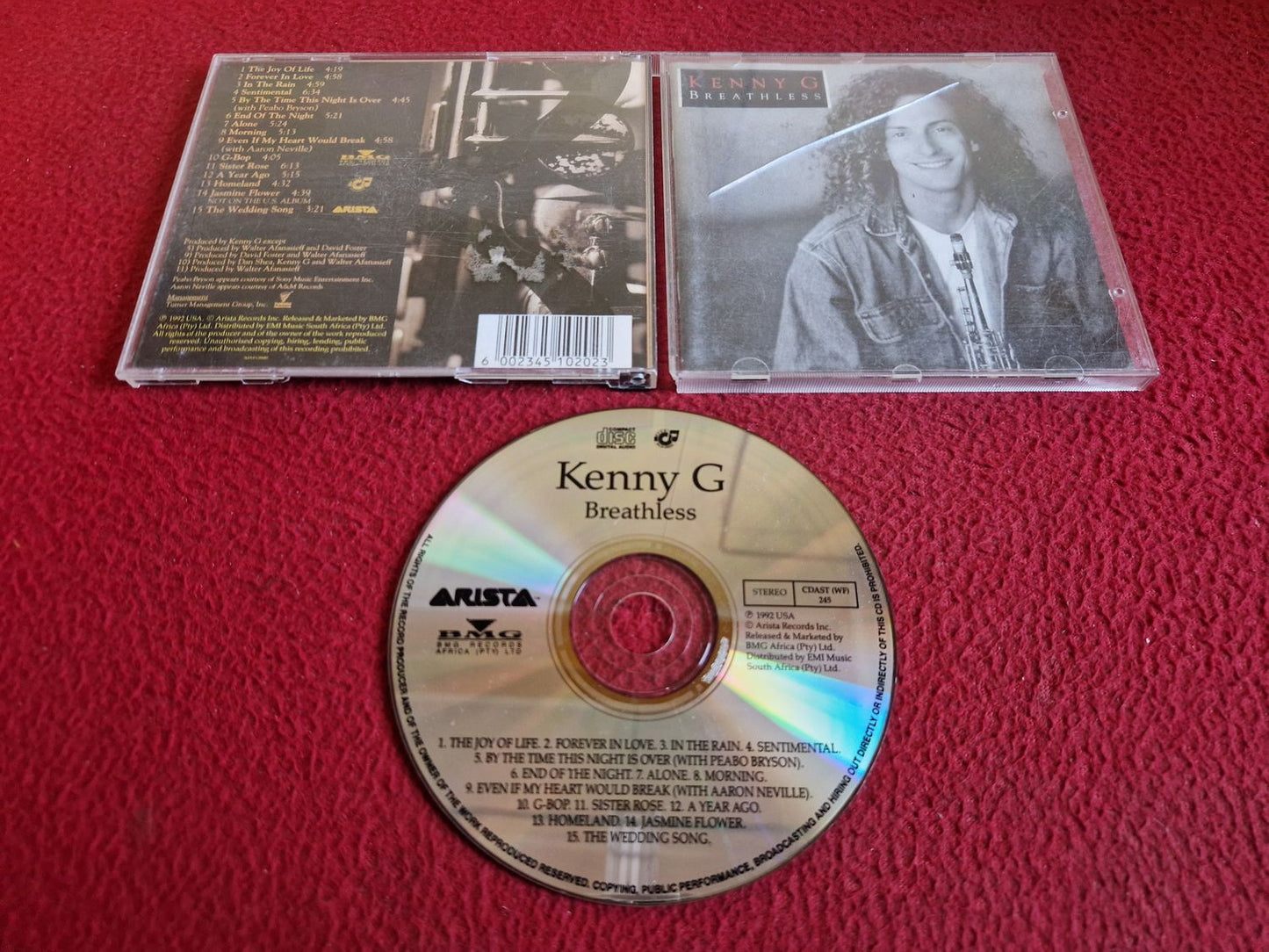 KENNY G BREATHLESS CD