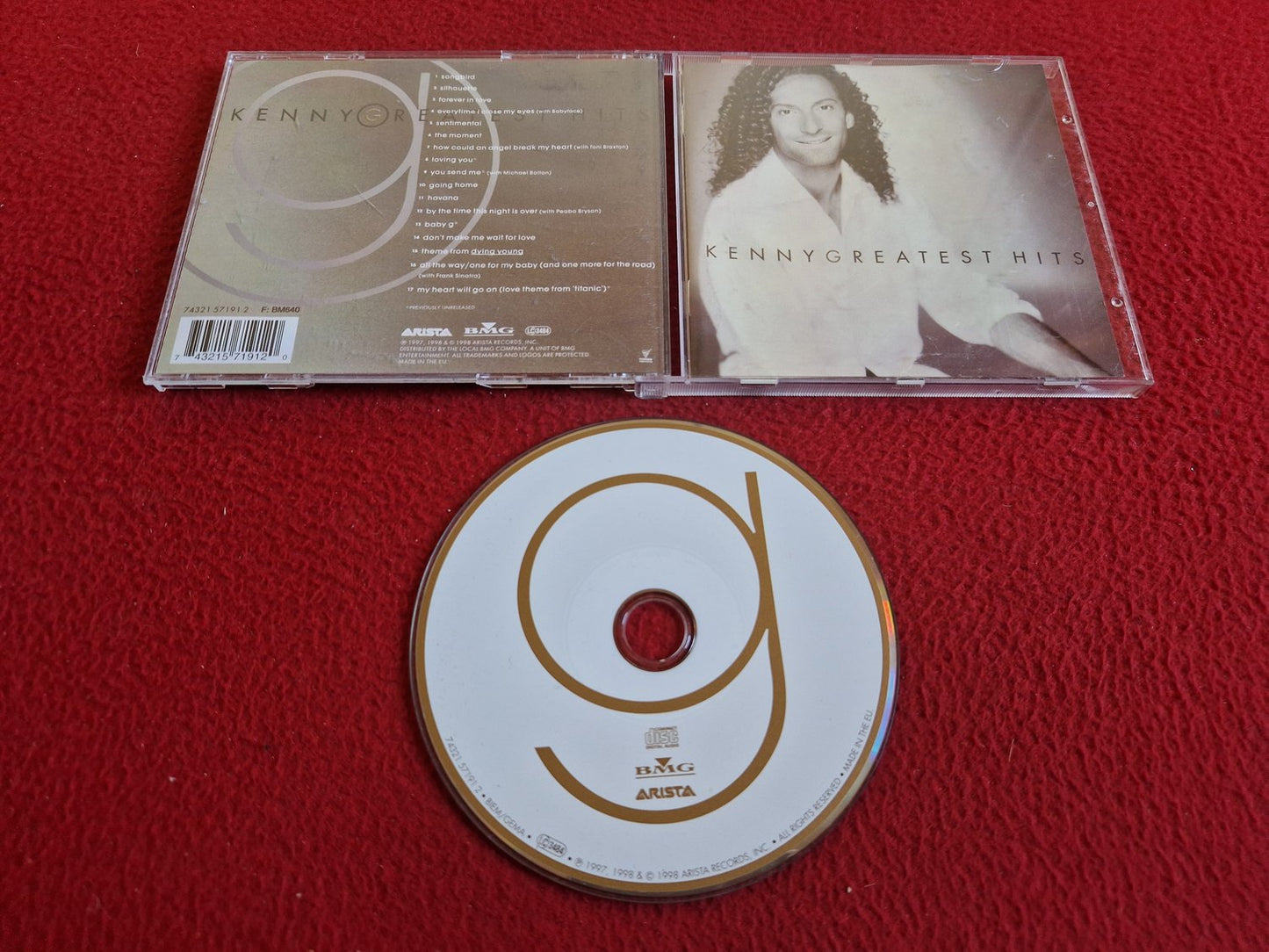 KENNY G GREATEST HITS CD