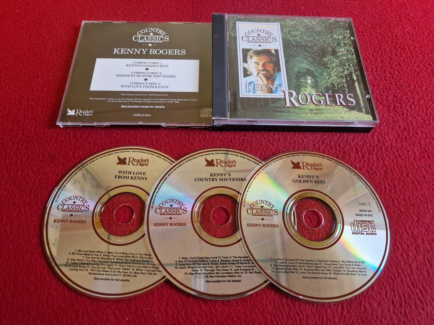 KENNY ROGERS COUNTRY CLASSICS CD BOX