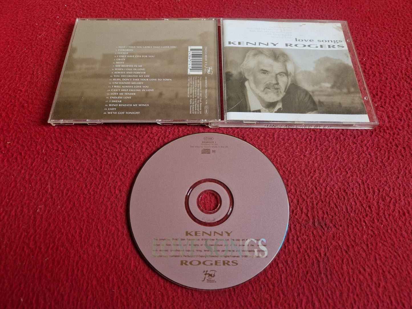 KENNY ROGERS LOVE SONGS CD