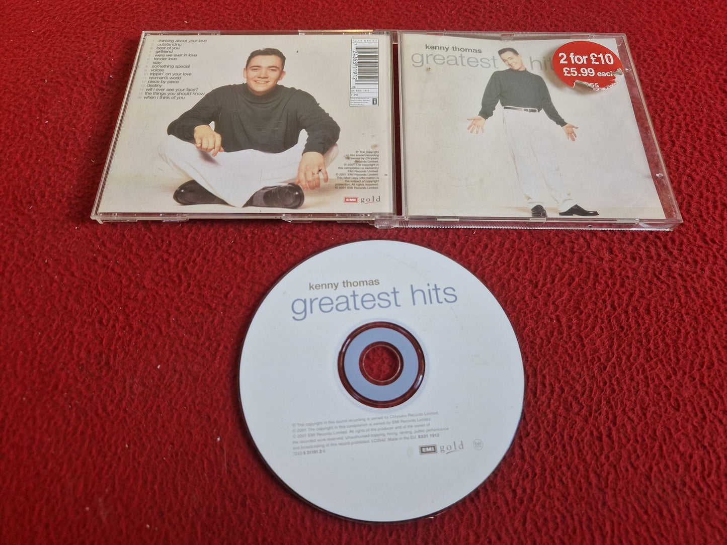 KENNY THOMAS GREATEST HITS CD