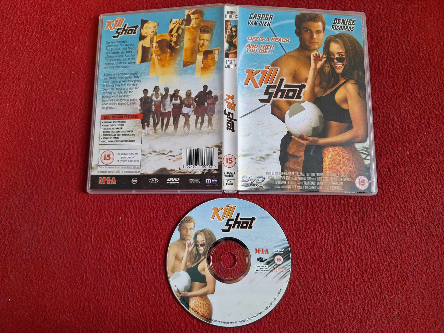 KILL SHOT DVD