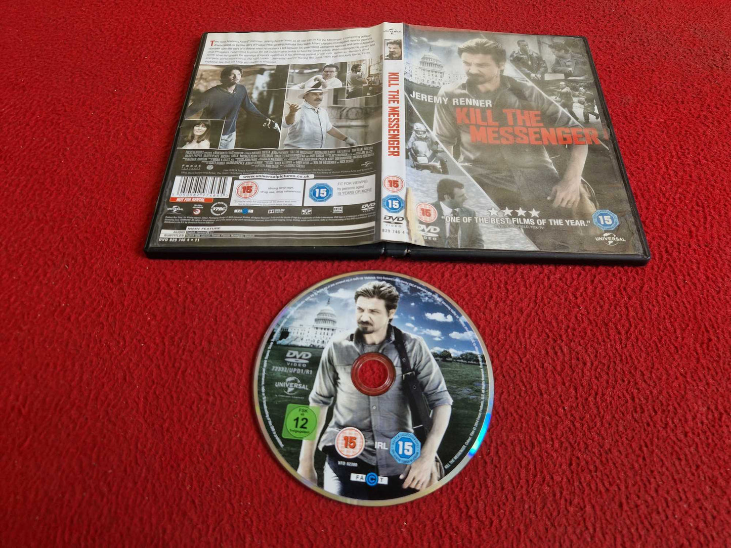KILL THE MESSENGER DVD