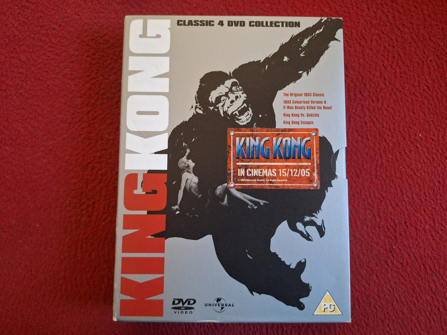 KING KONG CLASSIC 4 DVD COLLECTION BOX DVD