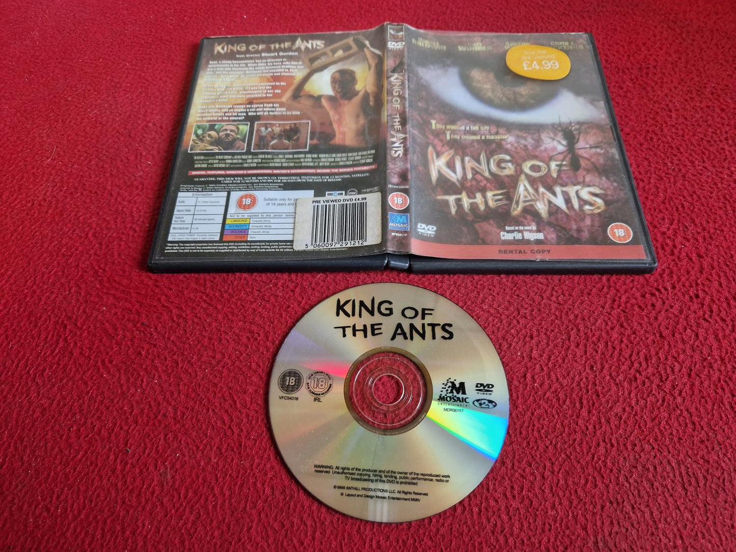 KING OF THE ANTS DVD