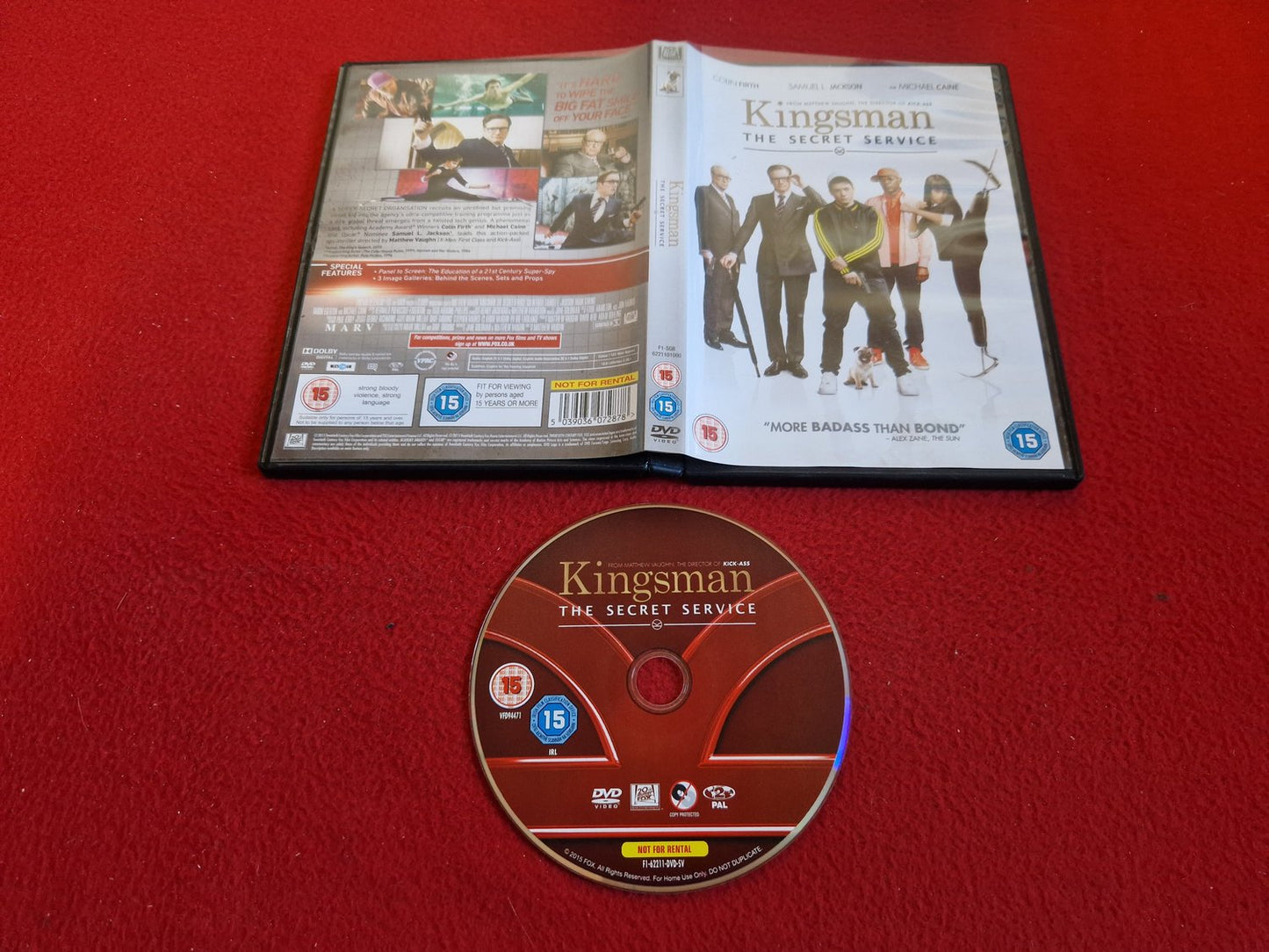 KINGSMAN THE SECRET SERVICE DVD