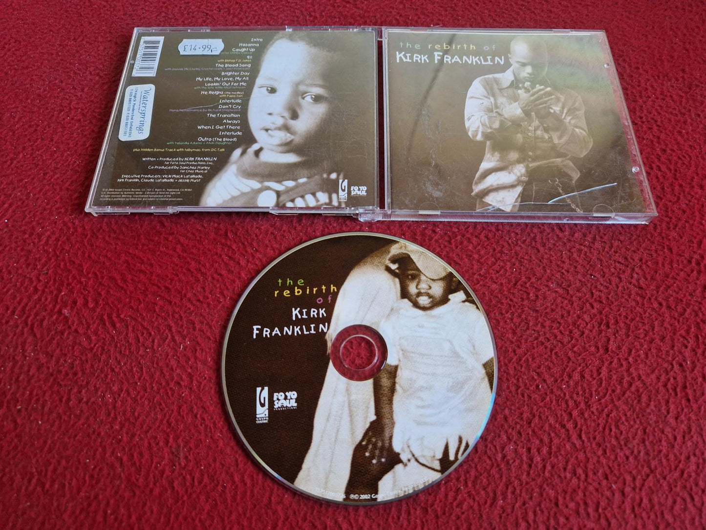 KIRK FRANKLIN THE REBIRTH OF CD