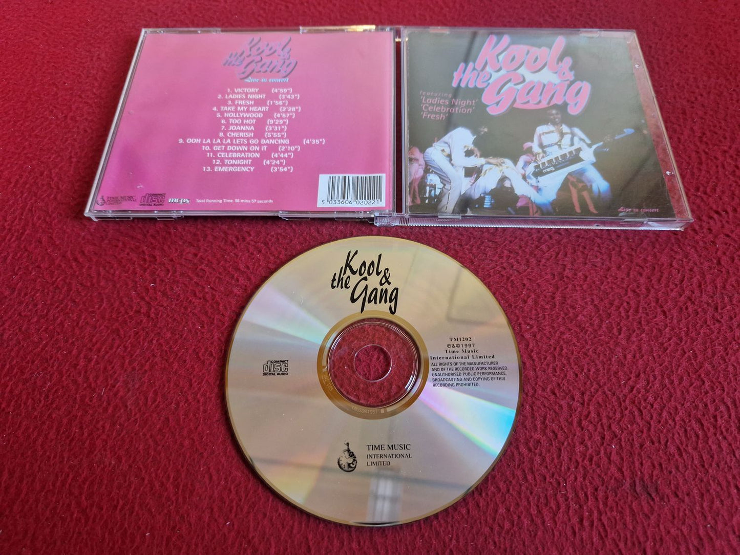 KOOL & THE GANG LOVE IN CONCERT CD