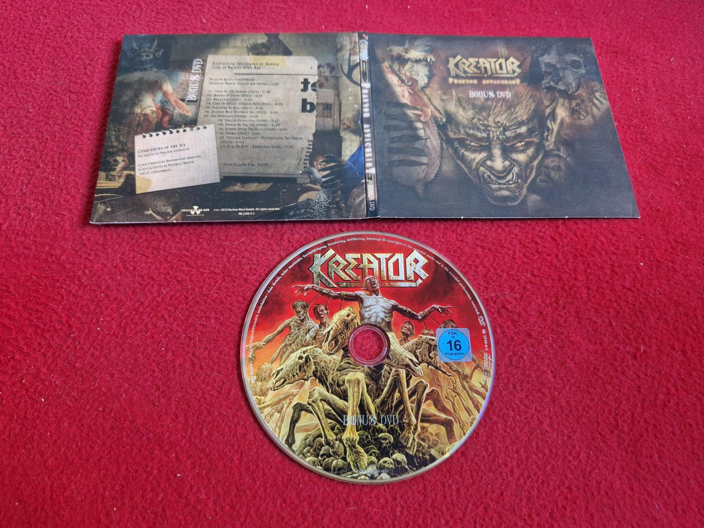KREATOR PHANTOM ANTICHRIST BONUS DVD [ LIVE AT WACKEN ] (EJ CD)