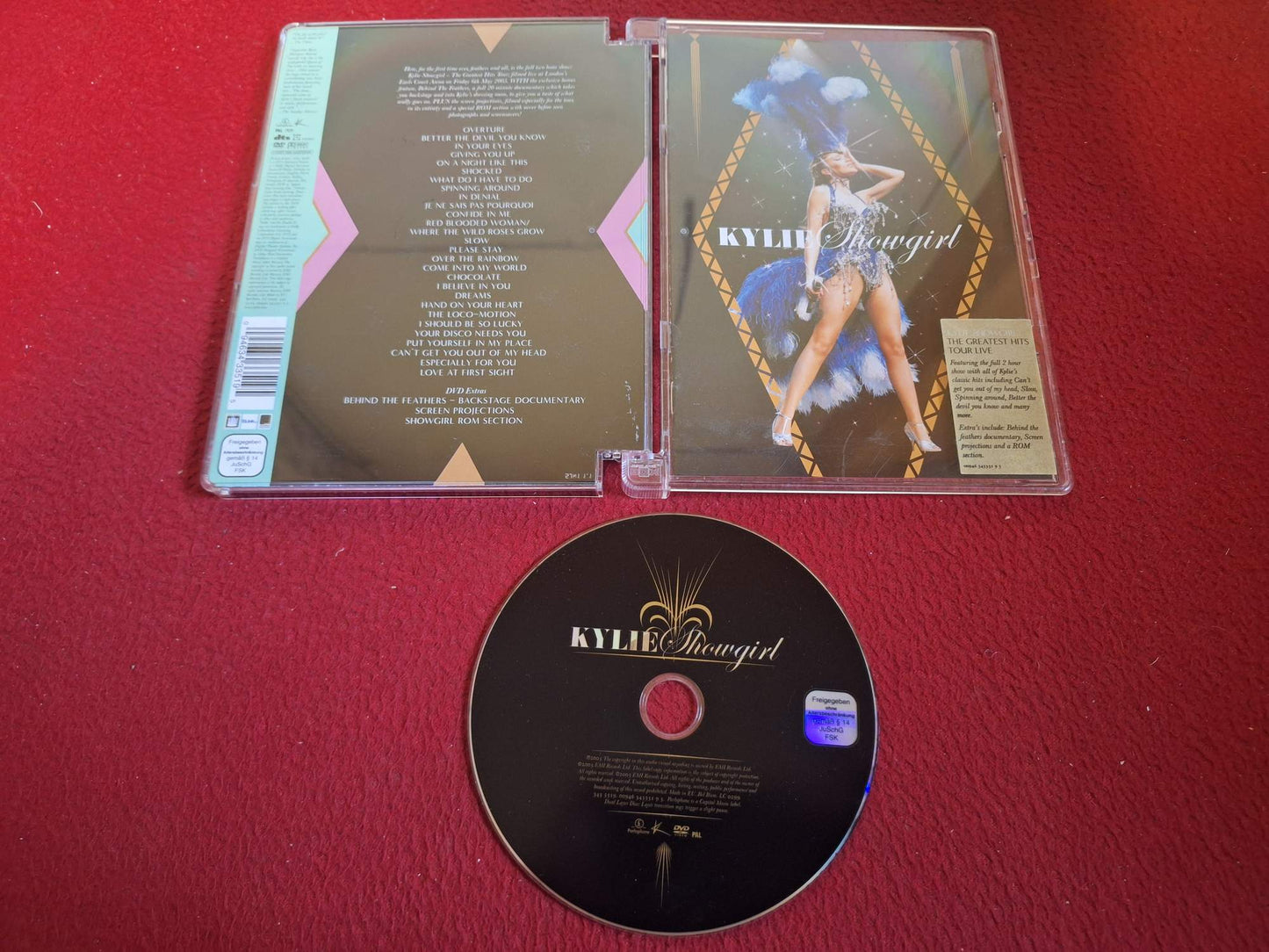 KYLIE MINOGUE SHOWGIRL DVD