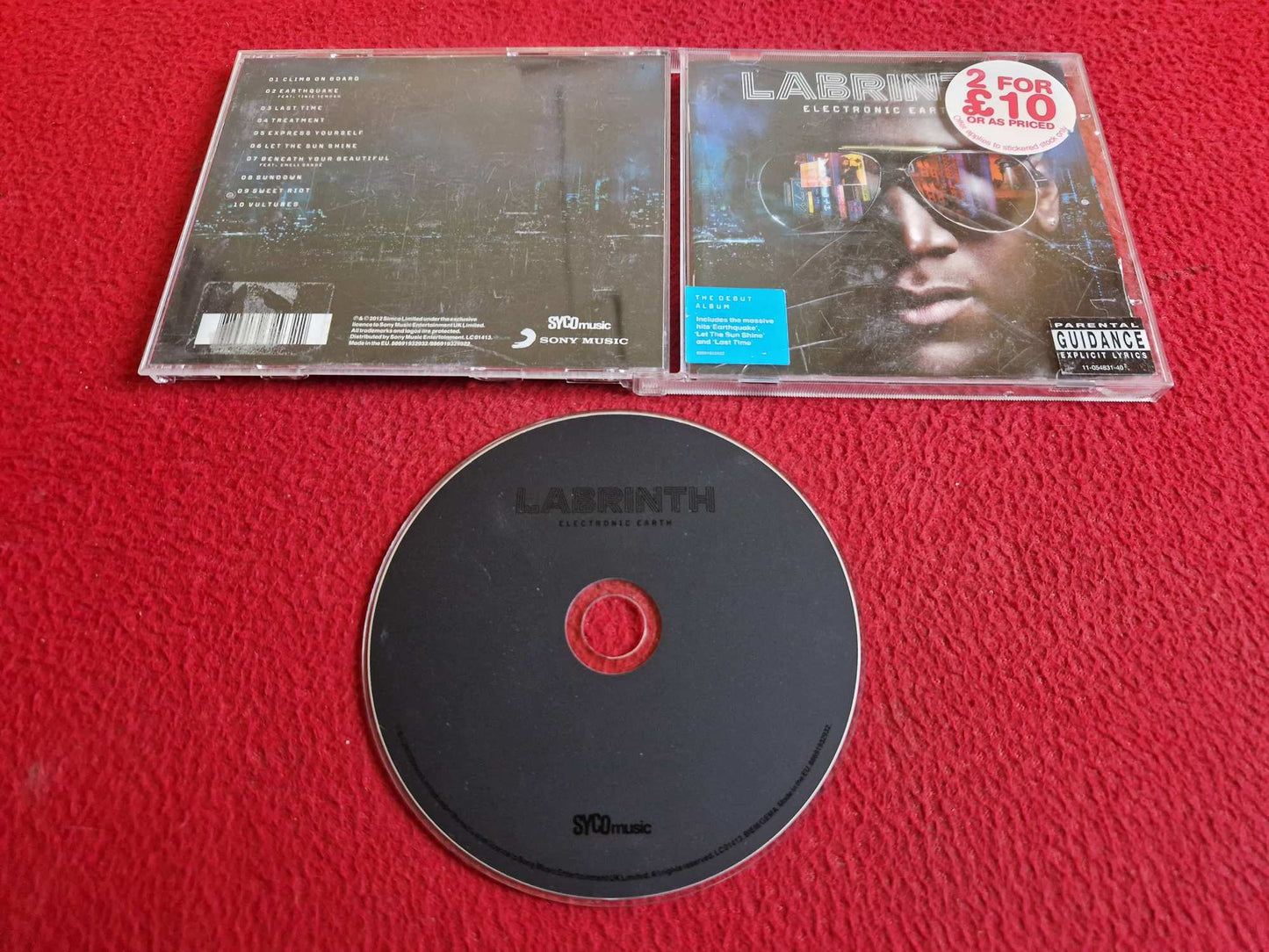LABRINTH ELECTRONIC EARTH CD
