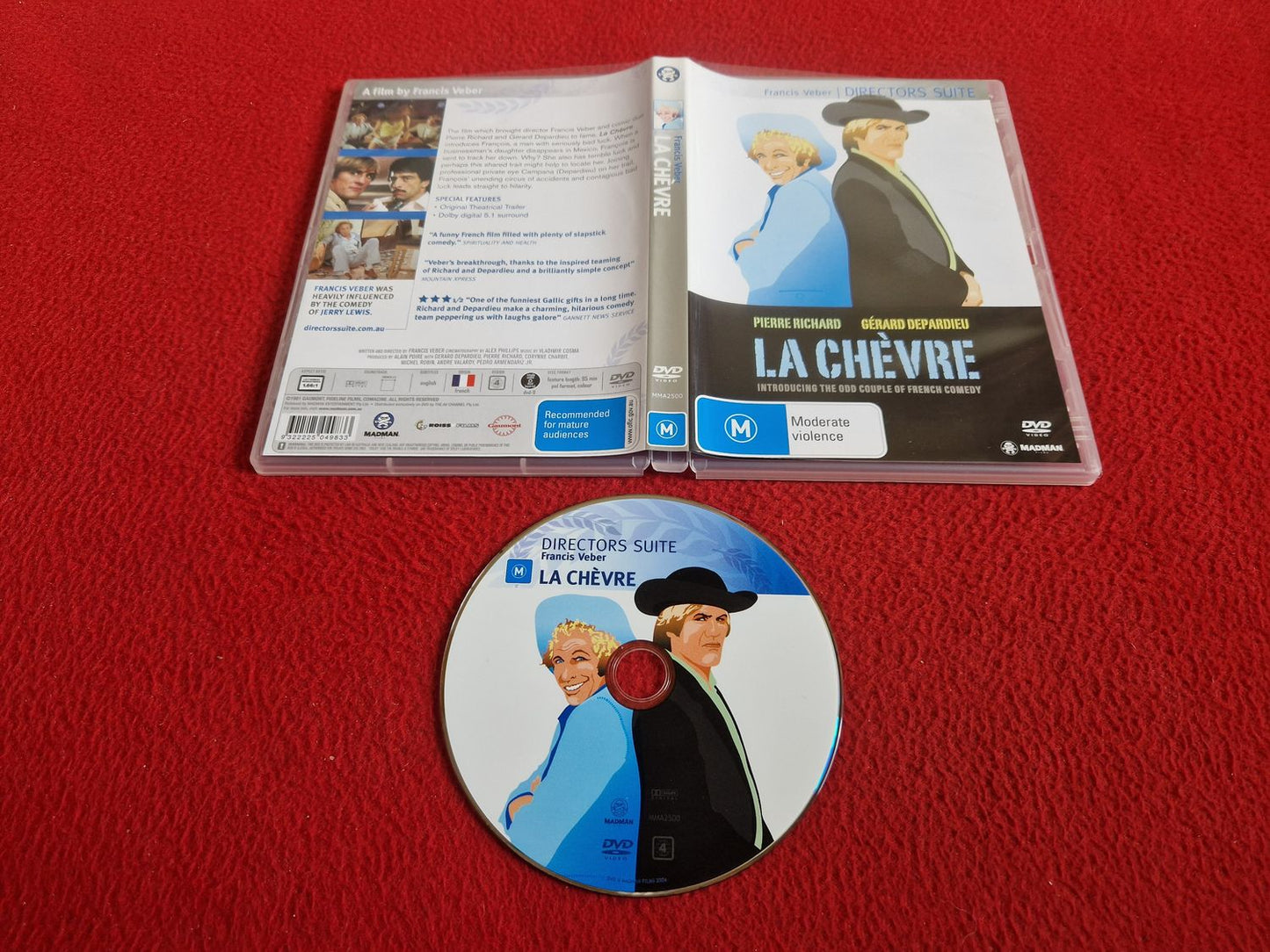 LA CHEVRE [ FRANSKT TAL / ENGELSK TEXT ] DVD