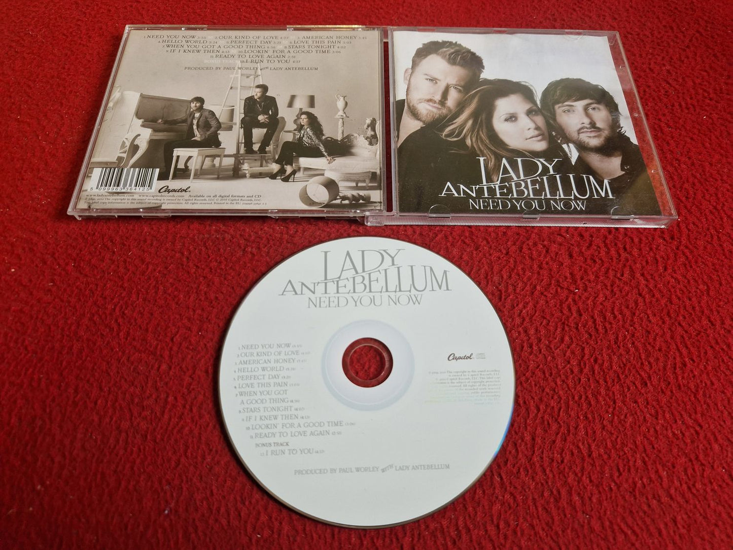LADY ANTEBELLUM NEED YOU NOW CD