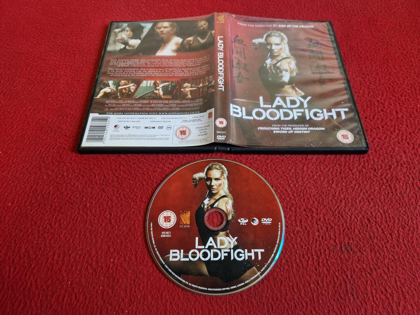 LADY BLOODFIGHT DVD