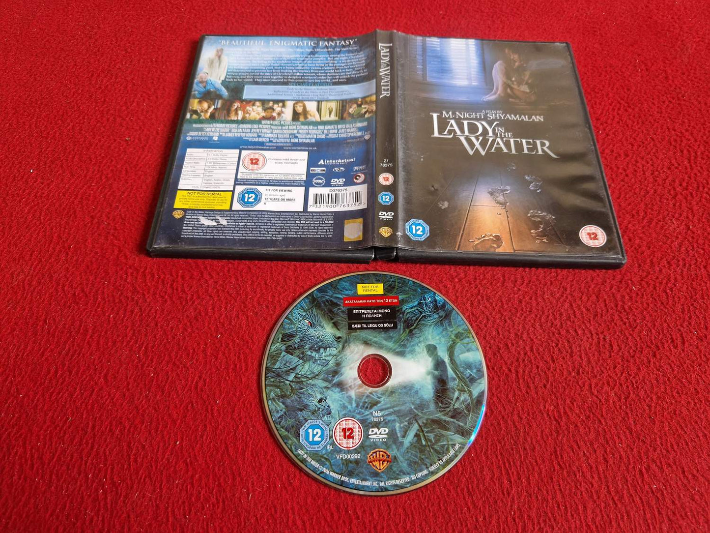 LADY IN THE WATER DVD