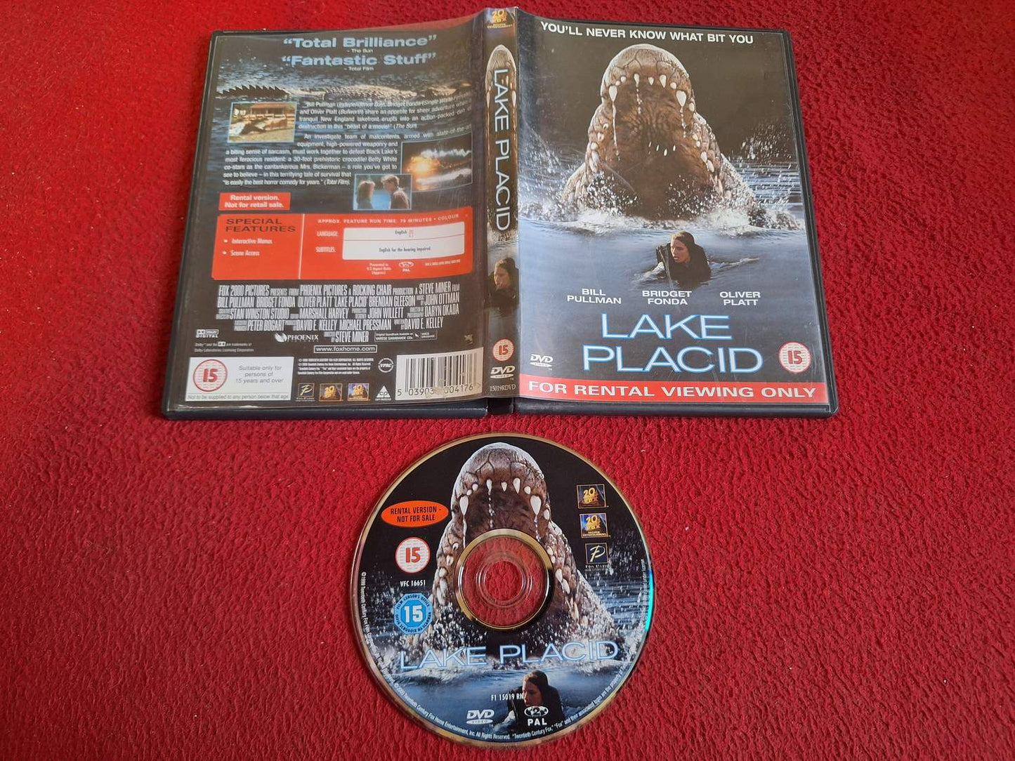LAKE PLACID DVD