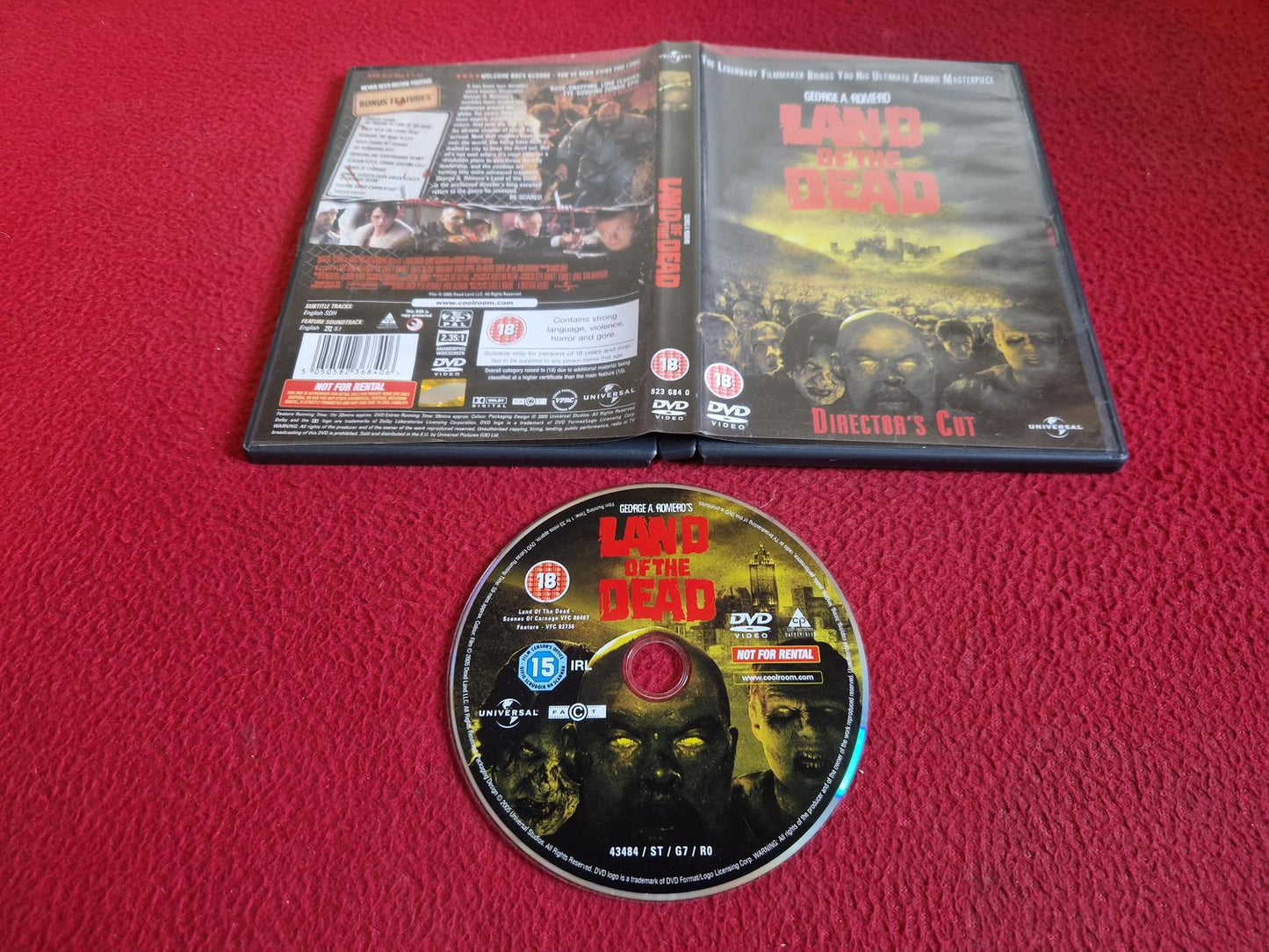 LAND OF THE DEAD DVD
