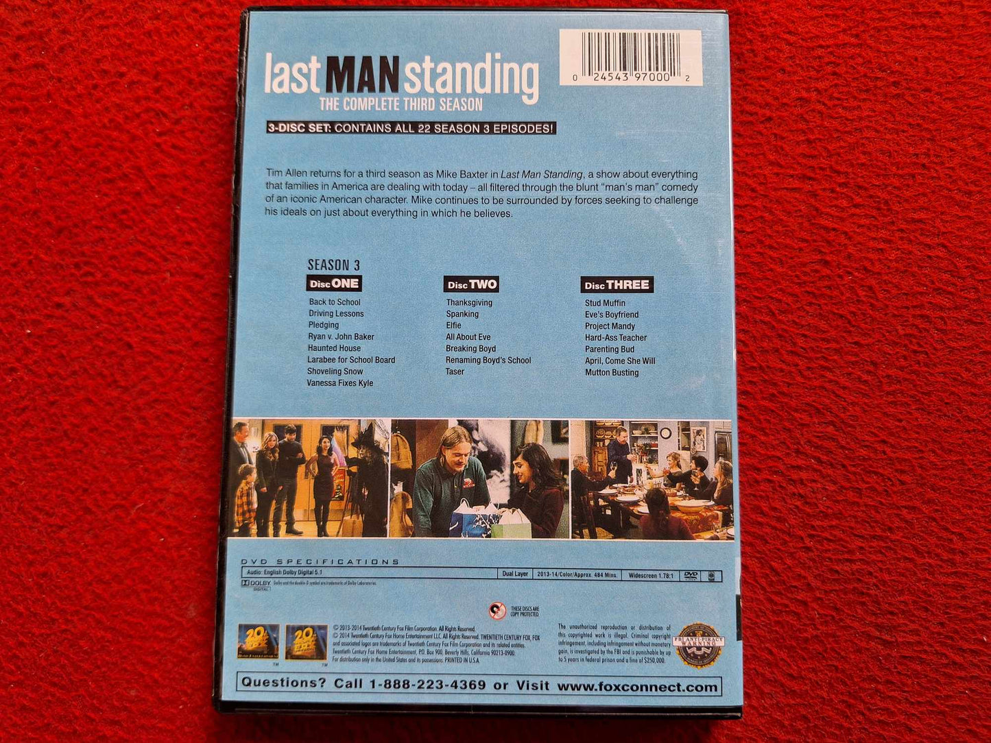 LAST MAN STANDING SERIES 3 [ ALL / NTSC ] BOX DVD