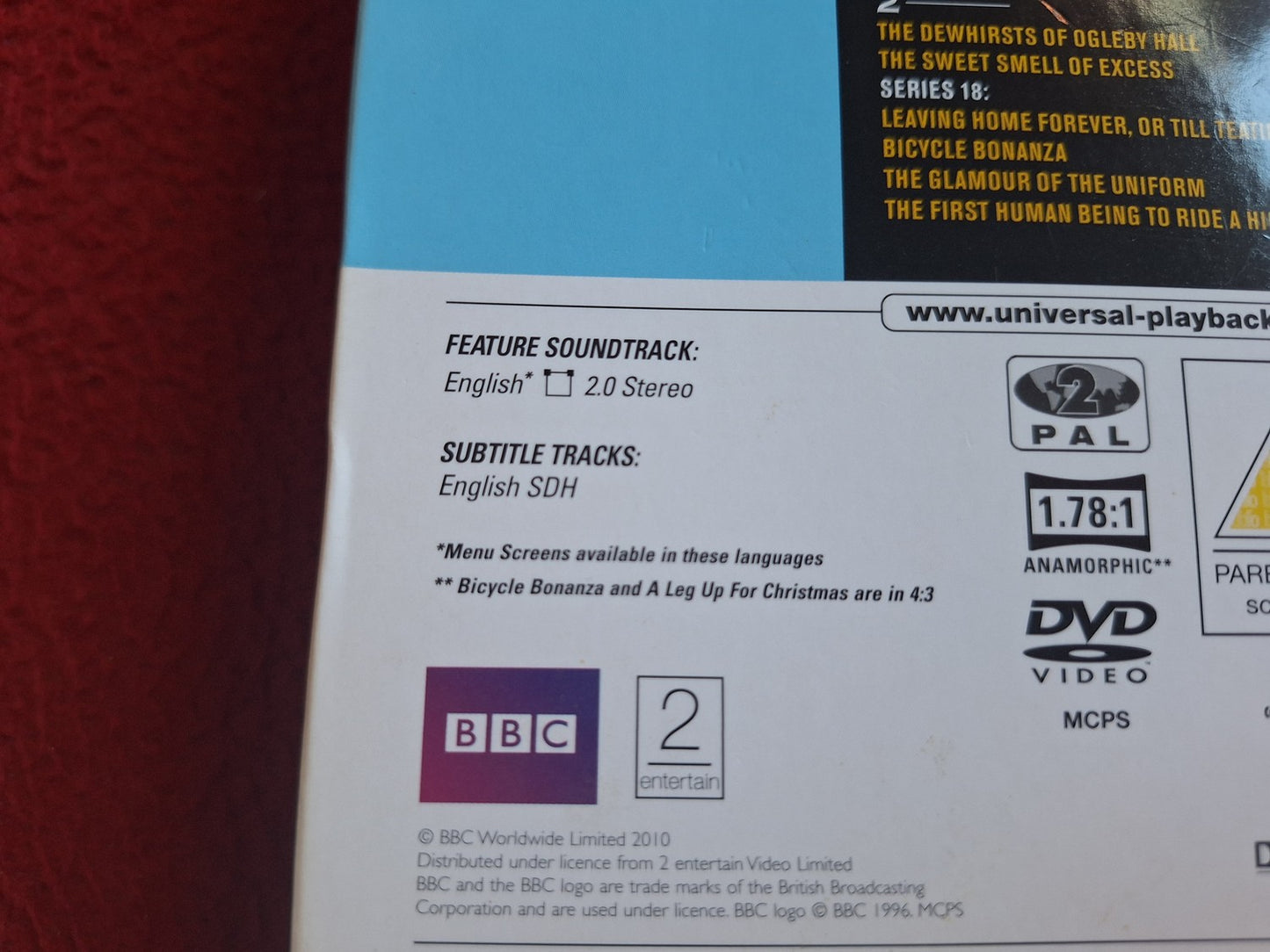 LAST OF THE SUMMER WINE SERIES 17 & 18 BOX DVD
