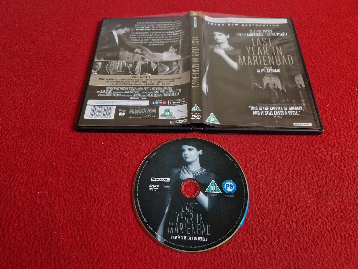 LAST YEAR IN MARIENBAD [ FRANSKT TAL ENGELSK TEXT ] DVD