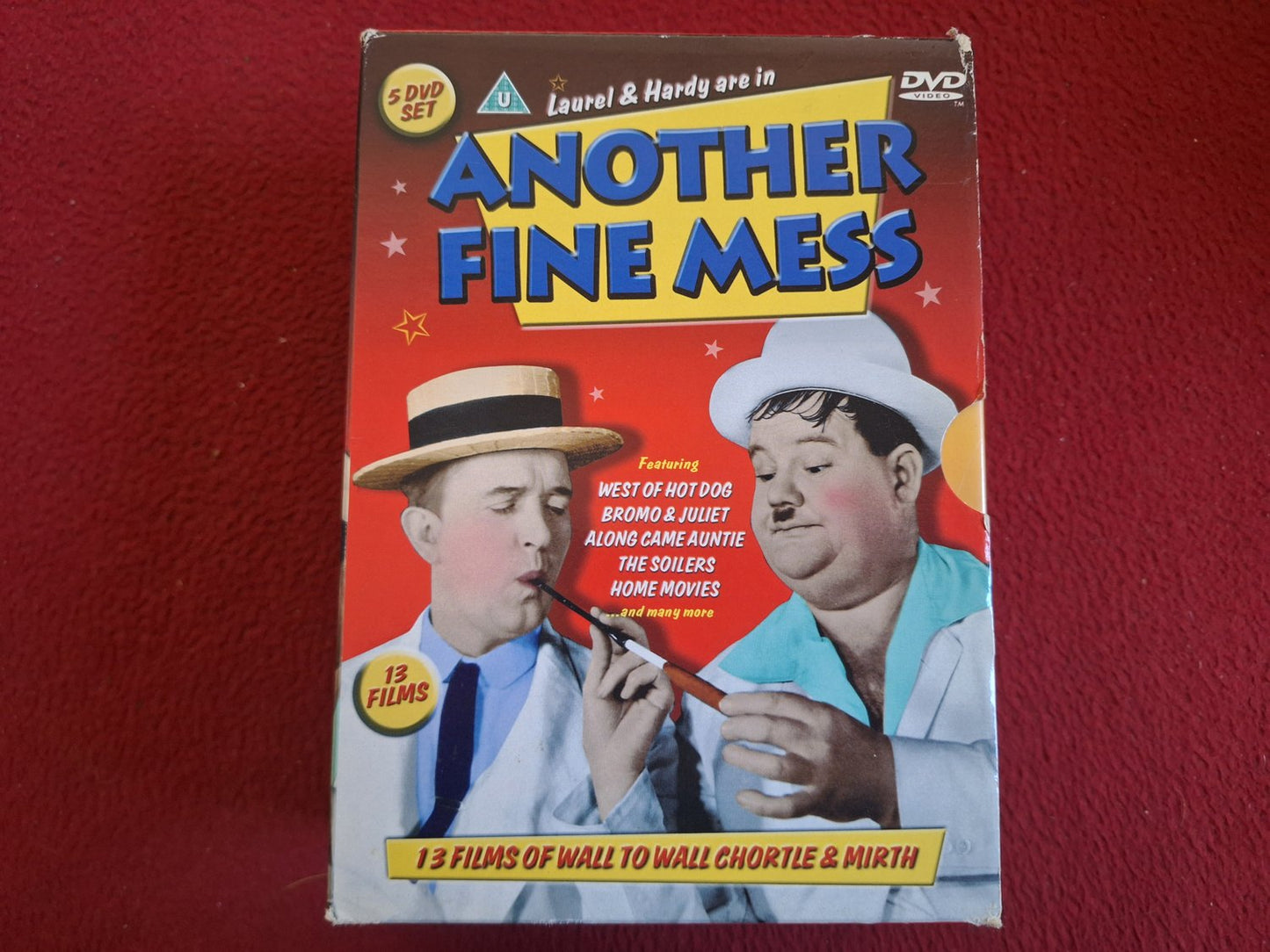 LAUREL & HARDY ANOTHER FINE MESS 13 FILMS BOX DVD