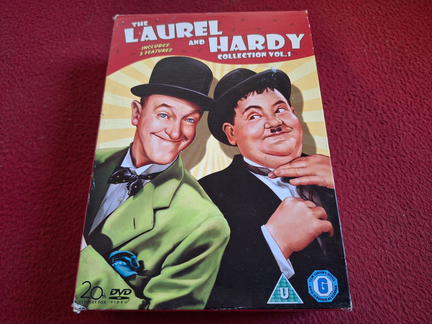 LAUREL & HARDY JITTERBUGS / GREAT GUNS / BIG NOISE [SVENSK TEXT] BOX DVD