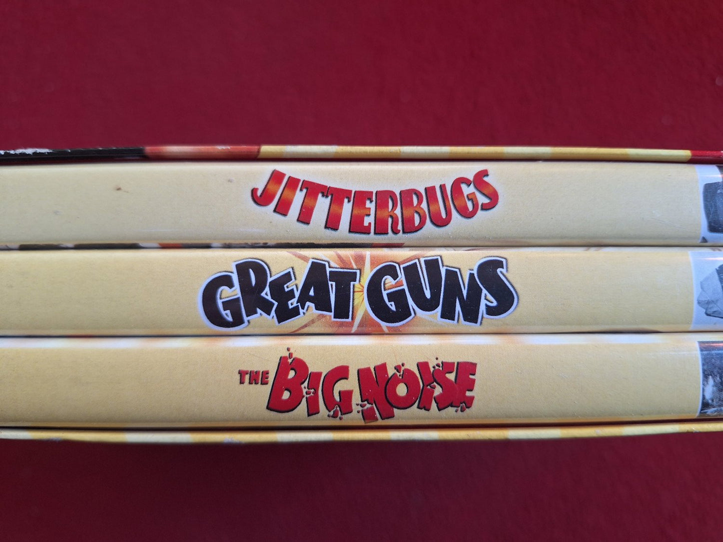 LAUREL & HARDY JITTERBUGS / GREAT GUNS / BIG NOISE [SVENSK TEXT] BOX DVD