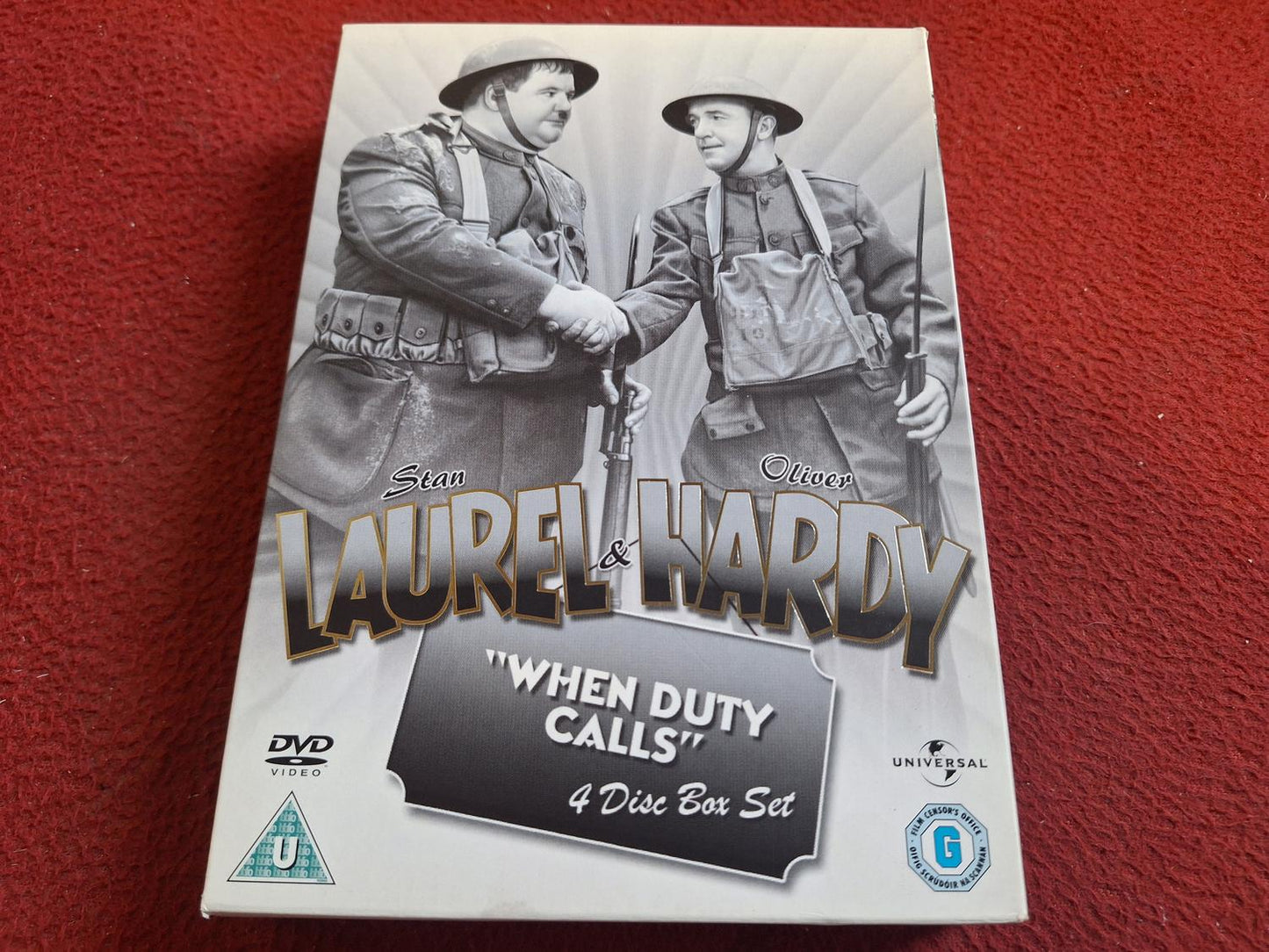 LAUREL & HARDY WHEN DUTY CALLS BOX DVD