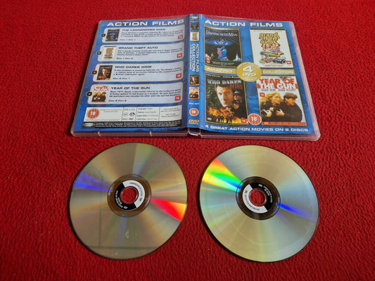 LAWNMOWER MAN / GRAND THEFT AUTO / WHO DARES WINS / YEAR OF THE GUN DVD
