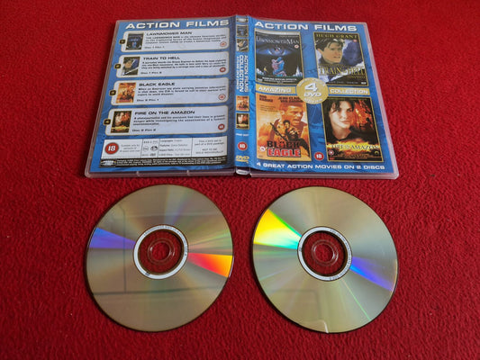 LAWNMOWER MAN / TRAIN TO HELL / BLACK EAGLE / FIRE ON THE AMAZON DVD