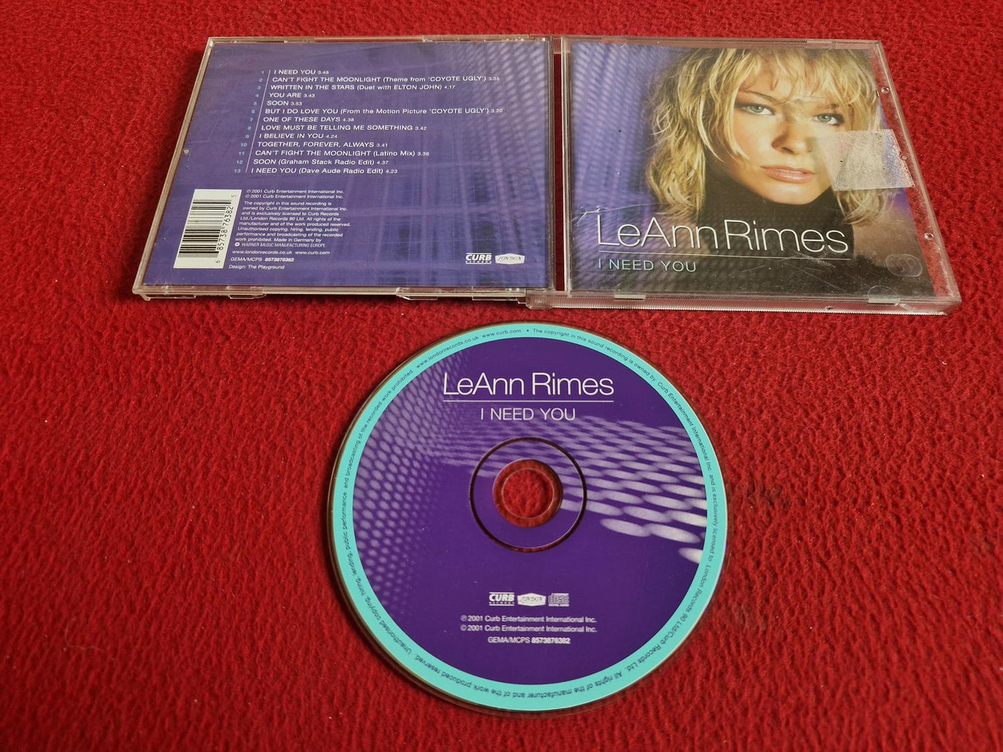 LEANN RIMES I NEED YOU CD