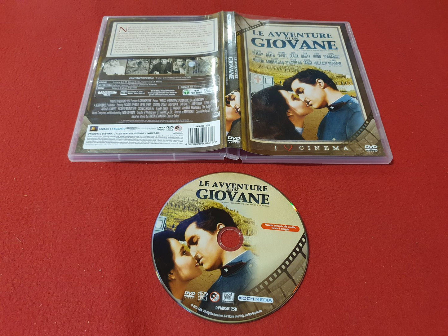 LE AVVENTURE DI UN GIOVANE [ FINNS ENGELSKT TAL / TEXT ] till DVD