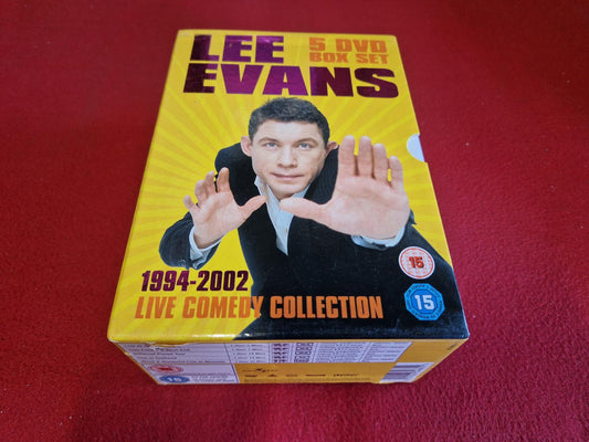 LEE EVANS 1994 - 2002 LIVE COMEDY COLLECTION BOX till DVD