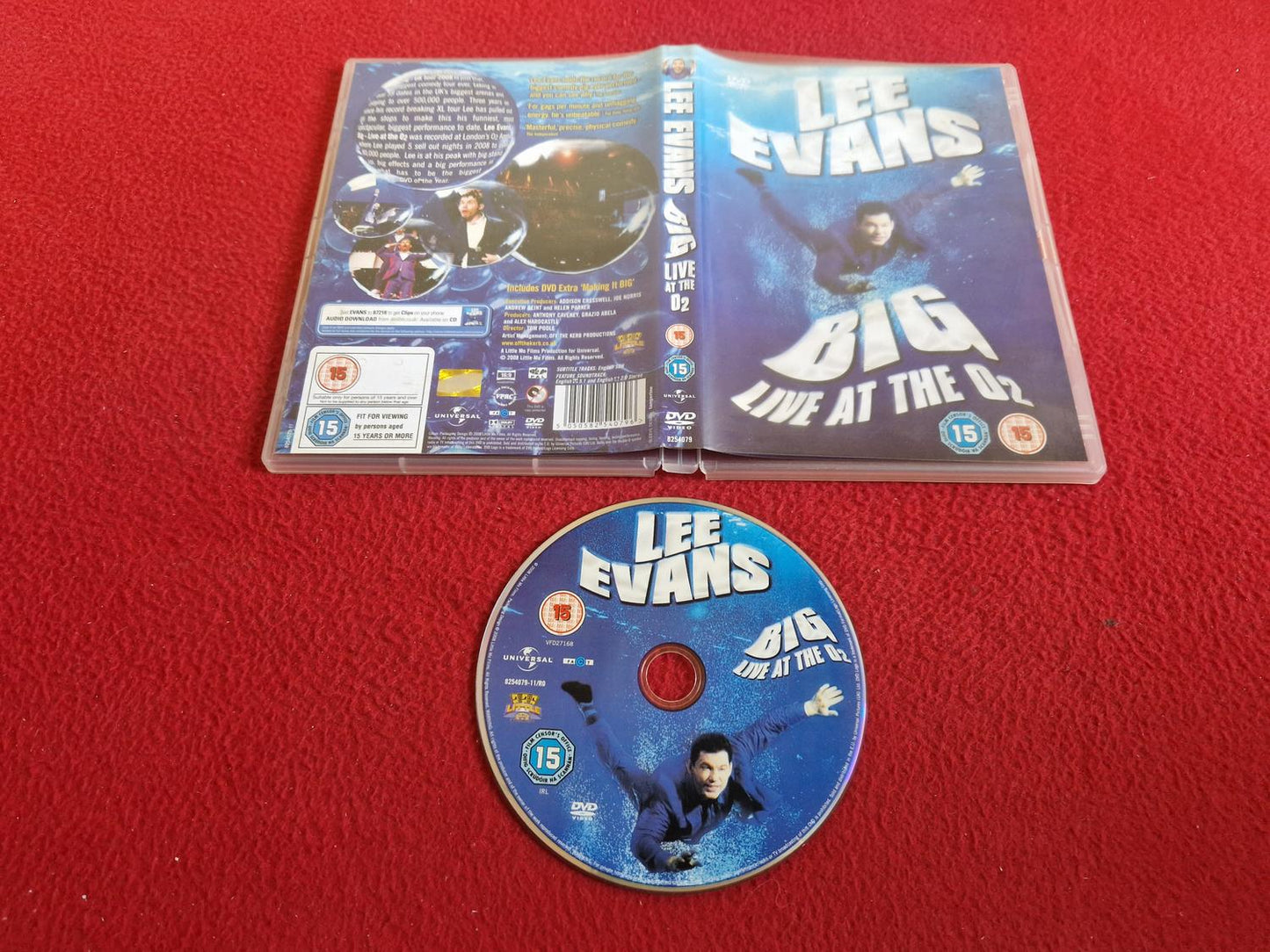 LEE EVANS - BIG - LIVE AT THE O2 DVD