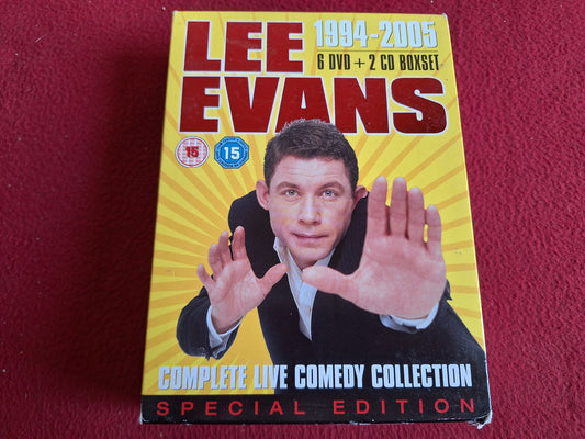LEE EVANS COMPLETE LIVE COMEDY COLLECTION 1994 - 2005 BOX DVD