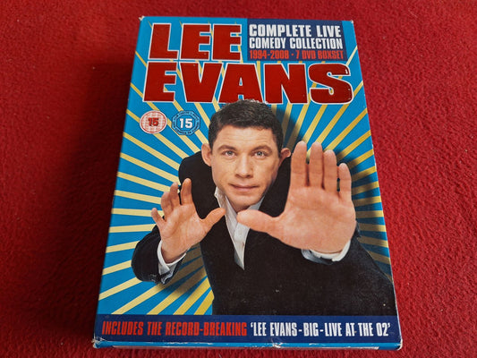 LEE EVANS COMPLETE LIVE COMEDY COLLECTION 1994 - 2008 BOX DVD