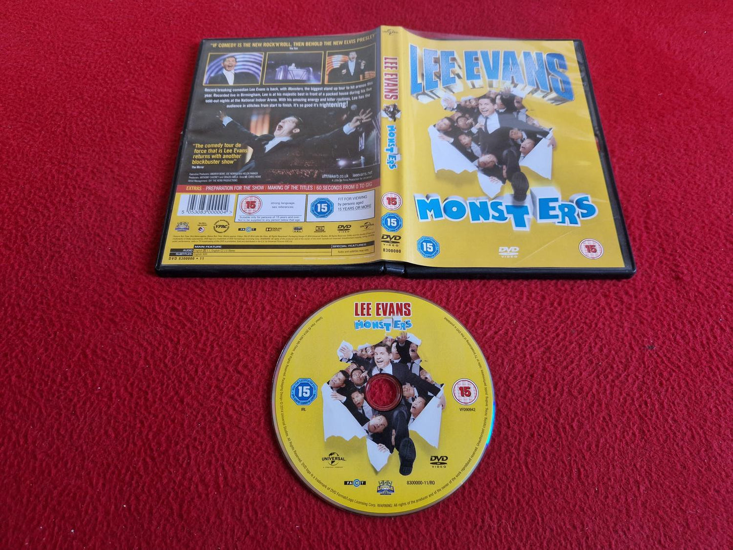 LEE EVANS - MONSTERS DVD